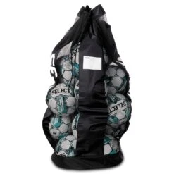 SELECT Football Bag For 18-20 Balls 4 SELECT Football Bag For 18-20 Balls -Select 10609624 810068 black Football bag Select 18 20 balls v24 extra