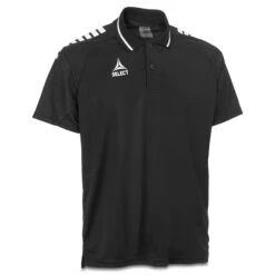 SELECT Monaco Technical Polo 22 SELECT Monaco Technical Polo -Select 11384664 630069 black white Technical Polo Monaco v24 main