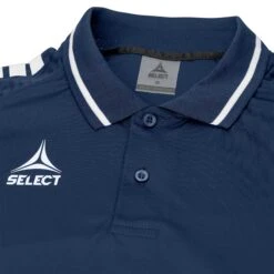SELECT Monaco Technical Polo 26 SELECT Monaco Technical Polo -Select 11384672 630069 navy white Technical Polo Monaco v24 extra closeup