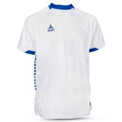 SELECT Spain Short Sleeve Player Shirt 29 SELECT Spain Short Sleeve Player Shirt -Select 8559126 600069 600068 white blue Player Shirt SS Spain main