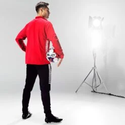 SELECT Spain Training Zip Jacket -Select 8575172 610092 red Training Zip Jacket Spain back action