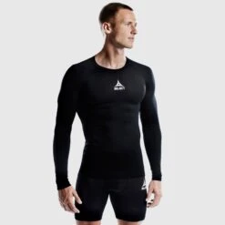 SELECT Shirts Long Sleeve Baselayer -Select 8575299 660003 black Shirt LS Baselayer model