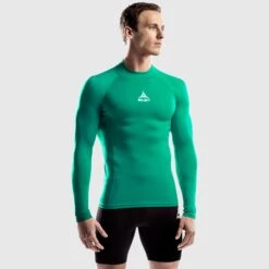 SELECT Baselayer Long Sleeve Turtle Neck -Select 8575308 660005 Green Shirt LS turtleneck Baselayer light compression model