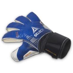 SELECT Goalkeeper Gloves - 03 Youth 9 SELECT Goalkeeper Gloves - 03 Youth -Select 8584116 500066 white blue gloves 03 youth v23 front2